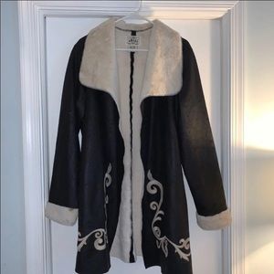 Ariat Brown Suede Western Coat